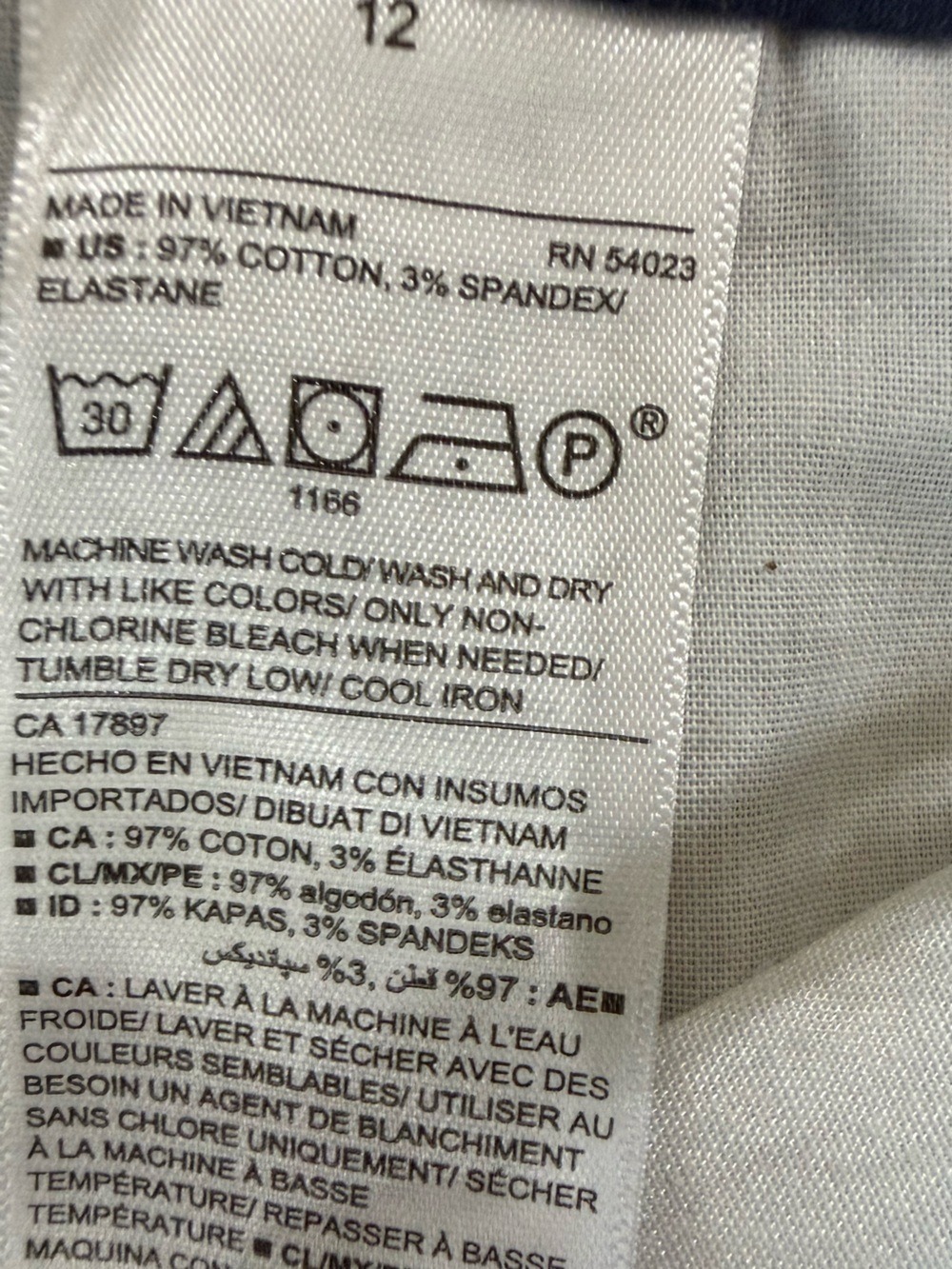 Old Navy Dark Blue Bermuda Shorts - Picture 4 of 4
